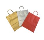 Shopper - maniglie cordino - 36 x 12 x 41 cm - carta kraft - mix Natale - Mainetti Bags - conf. 25 pezzi