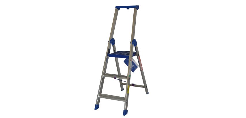 Scala professionale Climb Evolution - 3 gradini - alluminio - Marchetti