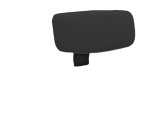 Poggiatesta per seduta ergonomica Kemper A - nero - Unisit