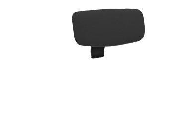 Poggiatesta per seduta ergonomica Kemper A - nero - Unisit