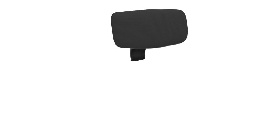 Poggiatesta per seduta ergonomica Kemper A - nero - Unisit