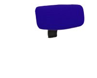 Poggiatesta per seduta ergonomica Kemper A - blu - Unisit