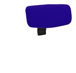 Poggiatesta per seduta ergonomica Kemper A - blu - Unisit