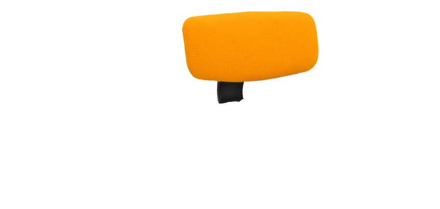 Poggiatesta per seduta ergonomica Kemper A - arancio - Unisit