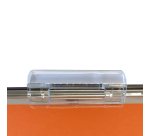 Cartella sospesa Silver - cassetto - interasse 33 cm - fondo V - 31,2 x 25 cm -  arancio - Bertesi