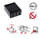 Tampone di ricambio E/Q30 - nero - Colop