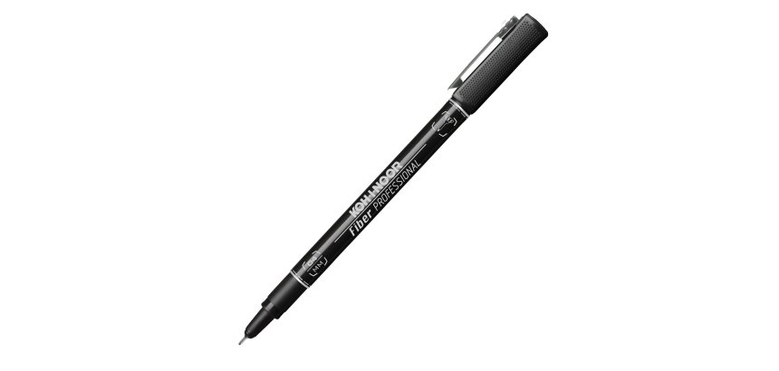 Fineliner Professional Fiber - 0,4mm - nero - Koh.I.Noor