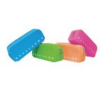 Bustina silicone Soft Touch Monocromo - 80x200x60 mm - colori assortiti fluo - Pigna