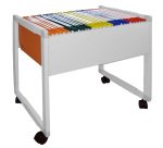 Carrello per cartelle sospese Delta 4000 -  L 65 x P 45 x H 70 cm - Bertesi