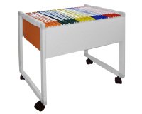 Carrello per cartelle sospese Delta 4000 -  L 65 x P 45 x H 70 cm - Bertesi