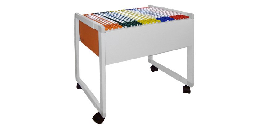 Carrello per cartelle sospese Delta 4000 -  L 65 x P 45 x H 70 cm - Bertesi