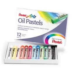 Pentel PHN-12 pastel Oil pastel Multicolour 12 pc(s)
