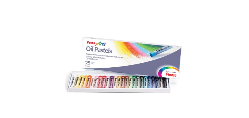 Pentel 0100525 pastel Oil pastel Multicolour 25 pc(s)