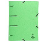 Europa Elasticated Pressboard 3 Flap Folder Punchy A4 - Assorted colours