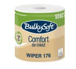 Bobina asciugatutto Comfort - 2 veli - 24 cm x 176 mt - 18 gr - diametro 25 cm - microgoffrata - bianco - BulkySoft