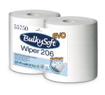 Bobina asciugatutto Classic - 2 veli - 26 cm x 208 mt - diametro 26 cm - 18 gr - microgoffrata - bianco - BulkySoft