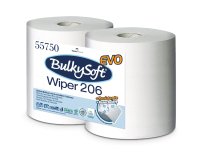 Bobina asciugatutto Classic - 2 veli - 26 cm x 208 mt - diametro 26 cm - 18 gr - microgoffrata - bianco - BulkySoft