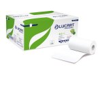 Asciugamani in rotolo Eco 70 - Mini - 228  mm x 70 mt - diametro 13 cm - 2 veli - 18,5 gr - 190 strapppi - goffratura micro+ - bianc o - Lucart
