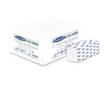 Asciugamani piegati a C Comfort - 2 veli - goffratura micro - 18 gr - 23 x 31 cm - bianco - BulkySoft - conf. 153 pezzi