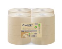 Carta igienica EcoNatural Mini Jumbo - 9,1 cm x 150 mt - 15,5 gr - diametro 18 cm - Lucart