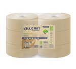 Carta igienica EcoNatural Maxi Jumbo - 9,1 cm x 300 mt - 15,5 gr - diametro 24,5 cm - Lucart
