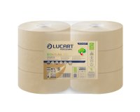 Carta igienica EcoNatural Maxi Jumbo - 9,1 cm x 300 mt - 15,5 gr - diametro 24,5 cm - Lucart