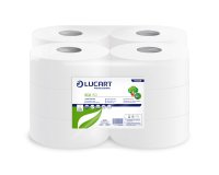 Carta igienica Eco Mini Jumbo - 2 veli - 15 gr - diametro 18 cm - 9,1 cm x 150 mt - Lucart