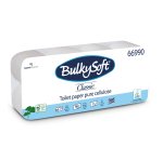 Carta igienica Classic - 2 veli - 16 gr - diametro 9,8 cm - 10 cm x16,8 mt - 160 strappi - BulkySoft - pacco 10 rotoli