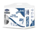 Carta igienica interfogliata EasyBag - 15,5 gr - strappo 11x19 cm - Bulkysoft - pacco da 250 strappi