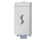 Dispenser sapone liquido Brinox  - 9,5x10,5x22,5 cm - capacità 0,5 L - acciaio inox - Medial