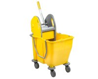 Carrello per pulizie Pressduo - 30 L - 60 x 36 x 82 cm - giallo - Medial