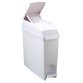 ConCestino igienico a pedale - 17x43x48 cm - coperchio blocca sacco - 18 L - bianco - Medial