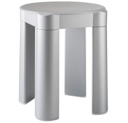 Sgabello componibile - 37x37x39 cm - capacità massima 100 kg - bianco - Mar Plast