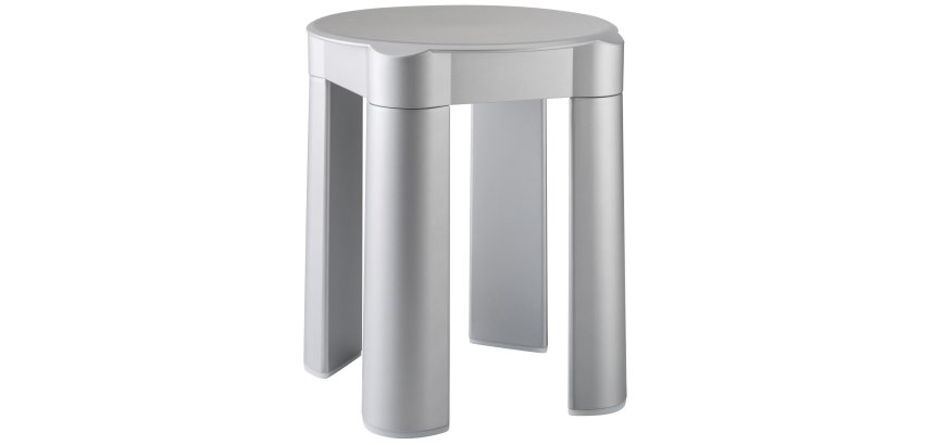 Sgabello componibile - 37x37x39 cm - capacità massima 100 kg - bianco - Mar Plast