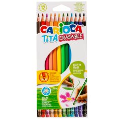 Pastelli Tita cancellabile - Carioca - astuccio 12 pezzi