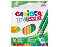 Pastelli Tita cancellabile - Carioca - astuccio 24 pezzi