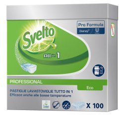 Tabs Eco 3in1 per lavastoviglie - Svelto - fustino da 100 tabs da 20 gr