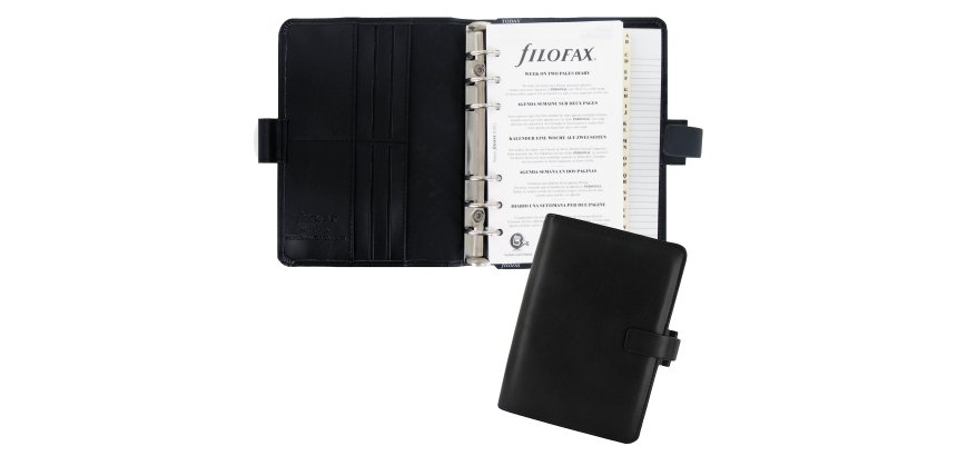 Organiser Metropol Personal - similpelle - nero - 18,8 x 13,5 x 3,8mm - Filofax