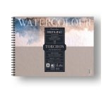 Blocco Watercolour Torchon - 24 x 32 cm - 12 fogli - 300 gr - spiralato - Fabriano