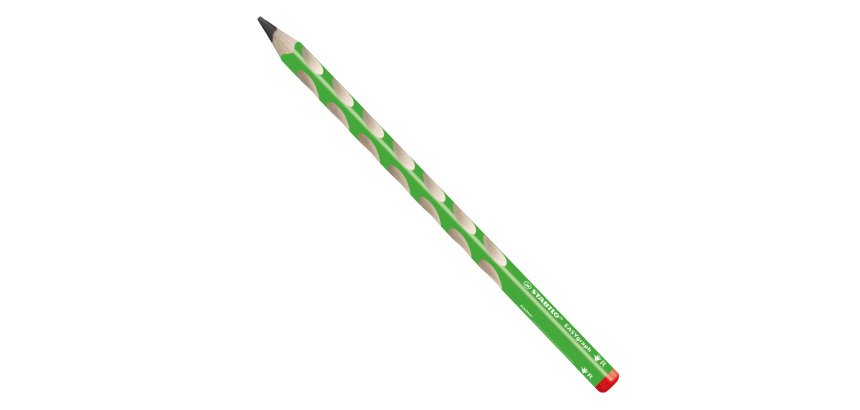 Matita in grafite Easygraph - gradazione HB - fusto verde - per destromani - Stabilo  - conf. 12 pezzi