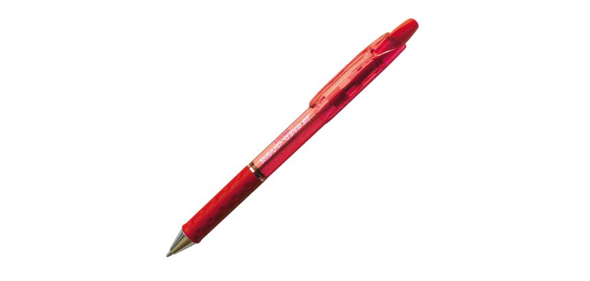Penna a sfera a scatto Feel It - punta 1,0mm - rosso - Pentel