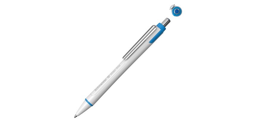 Penna a sfera a scatto Xite - punta XB  - blu - Schneider