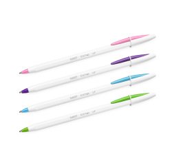 Penna a sfera Cristal Up con cappuccio - punta media 1,2mm - fun  - Bic - conf. 20 pezzi