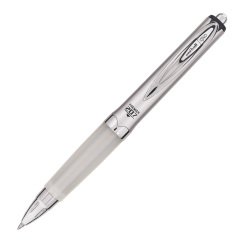 Penna gel a sfera a scatto Signo 207 Premier  - fusto argento - nero - punta 0,7mm - Uni Mitsubishi