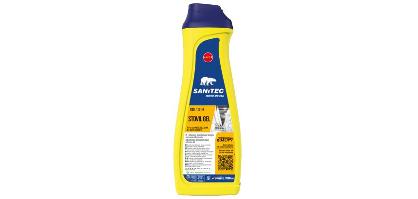 Detergente per lavastoviglie Stovil Gel - 1 L - Sanitec