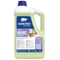 Detersivo liquido Lavatrice Washdet Muschio  Bianco- 5 L - Sanitec