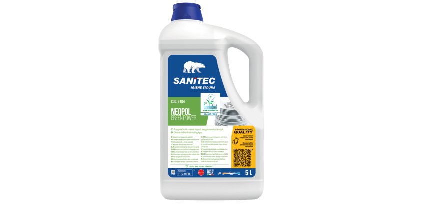 Detergente piatti Green Power - tanica 5 L - Sanitec