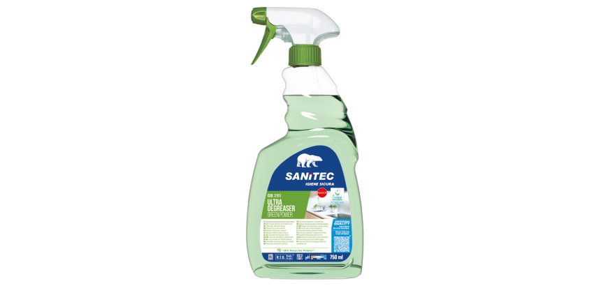 Sgrassatore universale Ultra Degreaser Green Power - trigger 750 ml - Sanitec