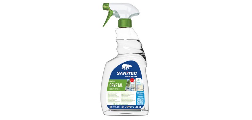 Detergente Green Power Vetri - Sanitec - trigger da 750 ml