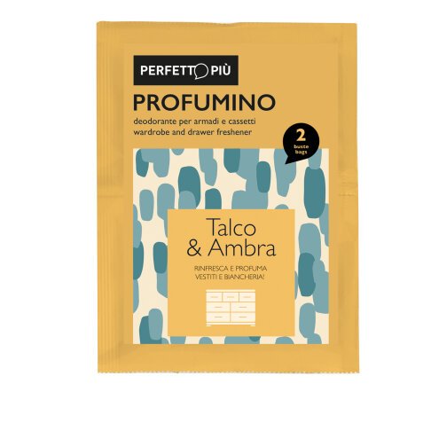 Profumino Talco  Ambra - Perfetto - conf. 2 buste